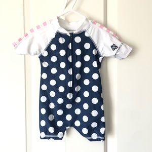 Snapper Rock Boys' Polka Dot One Piece Sunsuit
